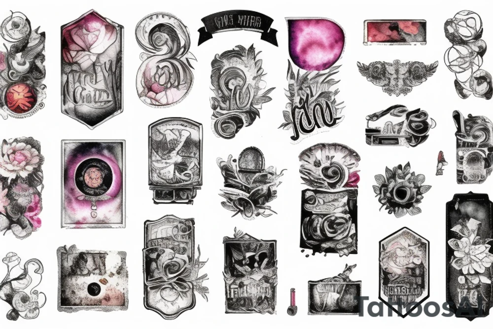 Cinematography filmstrips tattoo idea