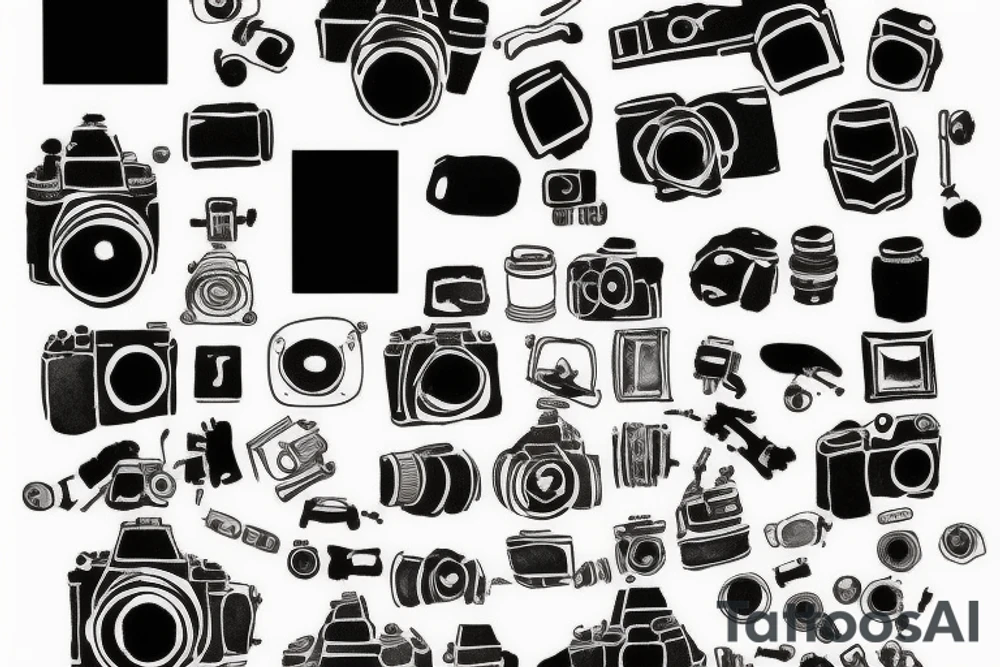 Camera tattoo idea