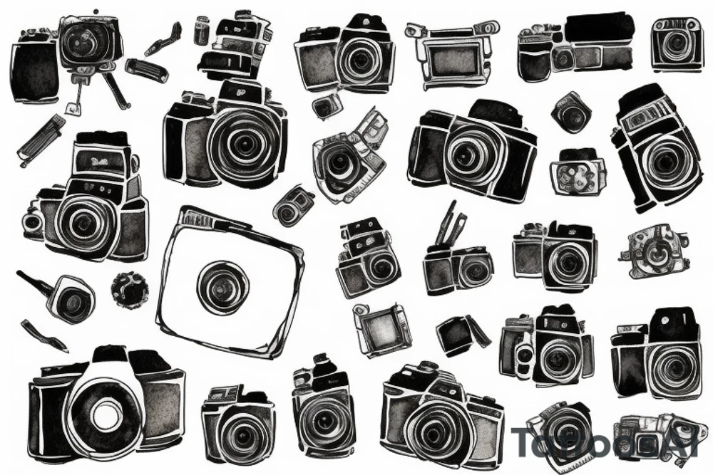 Camera tattoo idea