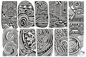Design a tattoo inspired by the landscapes of Polynesian islands tattoo idea