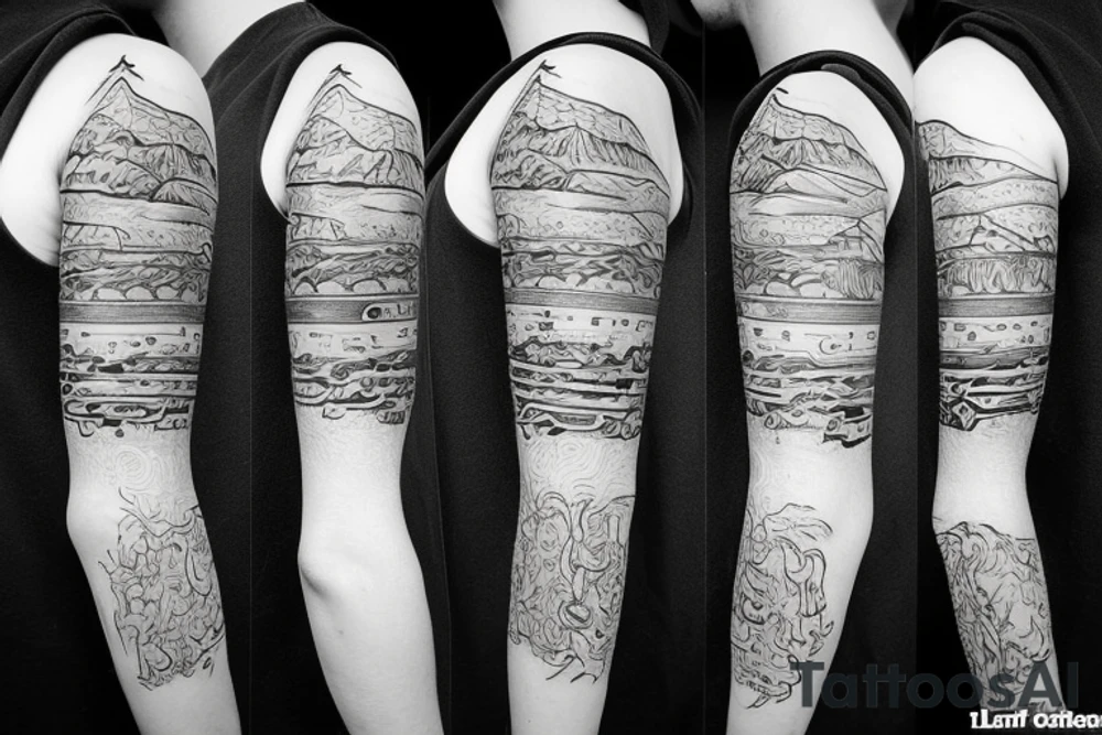 Three Mountains tattoo idea