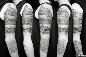 Three Mountains tattoo idea
