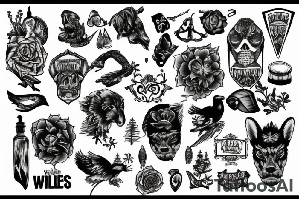 Wilderness tattoo idea