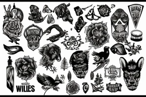 Wilderness tattoo idea