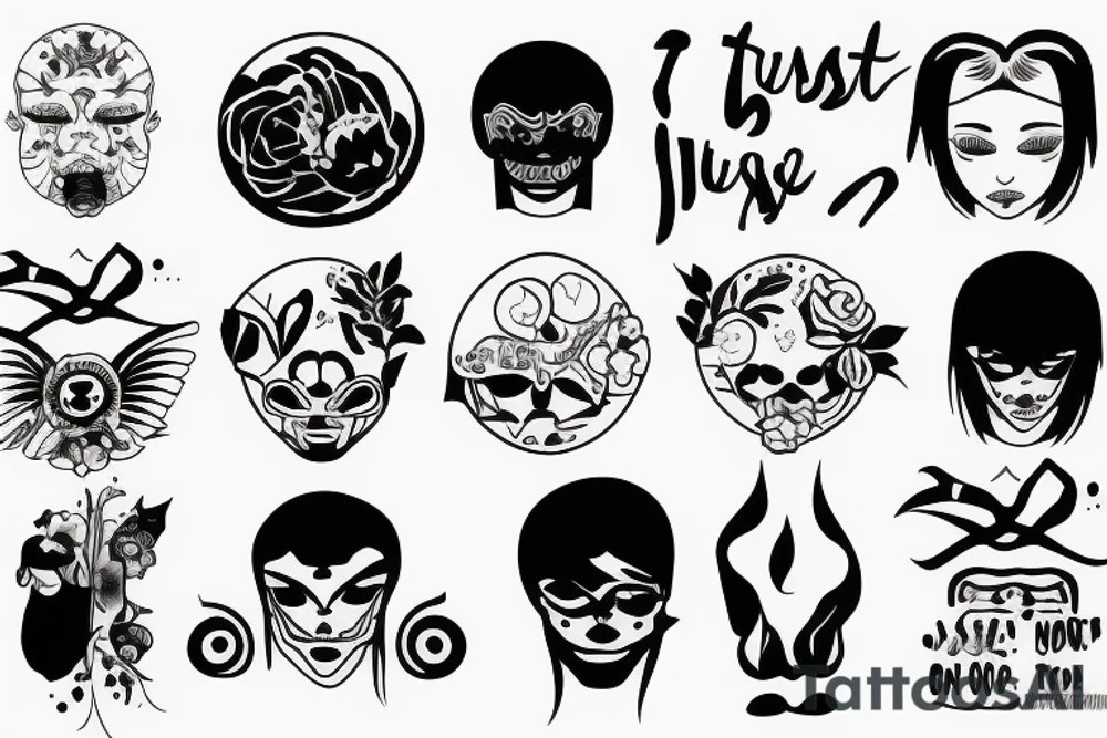 Trust no one saying tattoo idea