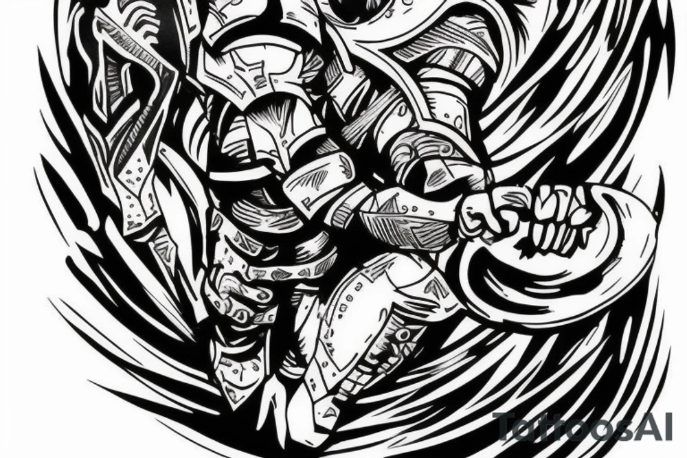 a spartan that looks epic tattoo idea