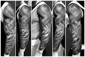 sleeve: a spartan that looks epic tattoo idea