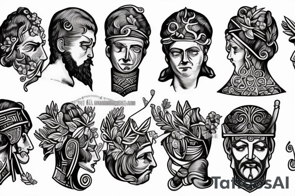 greek history tattoo idea