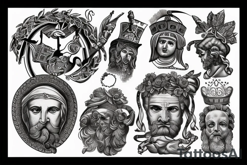 greek history tattoo idea