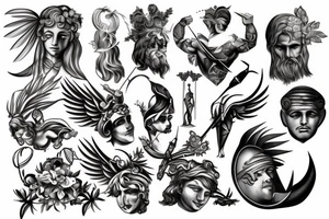 greek gods tattoo idea