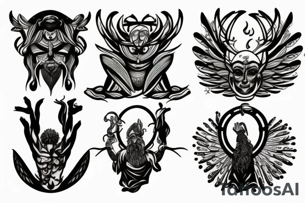 greek gods tattoo idea