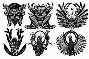 greek gods tattoo idea