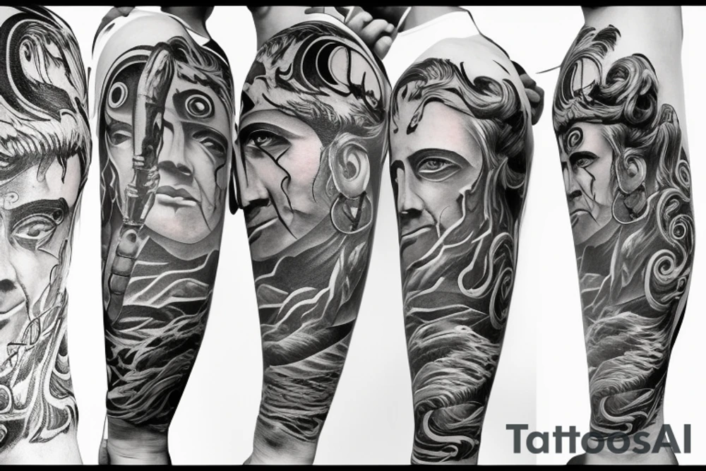 Poseidon tattoo idea