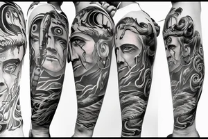 Poseidon tattoo idea