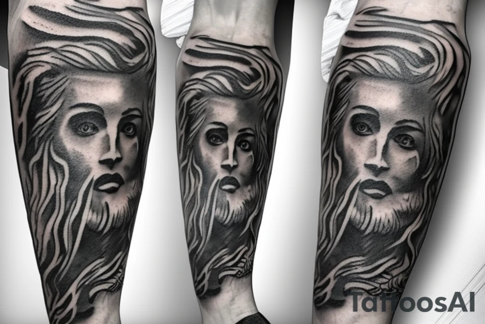 Poseidon tattoo idea