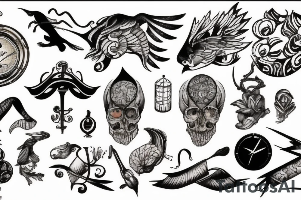 balancing scales tattoo idea