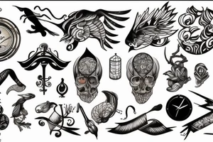 balancing scales tattoo idea