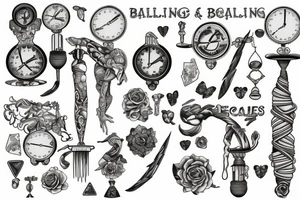 balancing scales tattoo idea