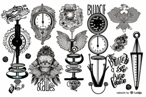 balance scales tattoo idea