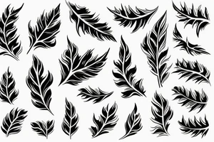 acanthus leaves tattoo idea