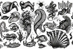 ocean tattoo idea
