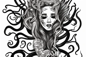 Medusa style tattoo nightmare by halsey tattoo idea