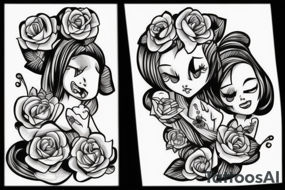 Twin girls born 12-7-21 tattoo idea