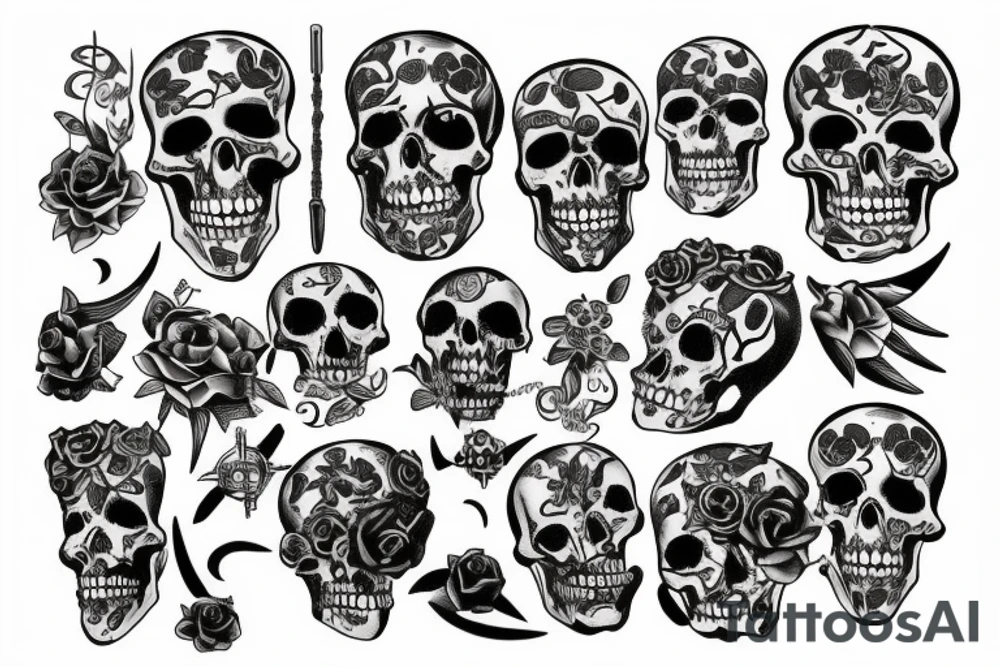 memento mori tattoo idea