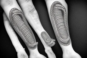 Python with nautical rope tattoo idea