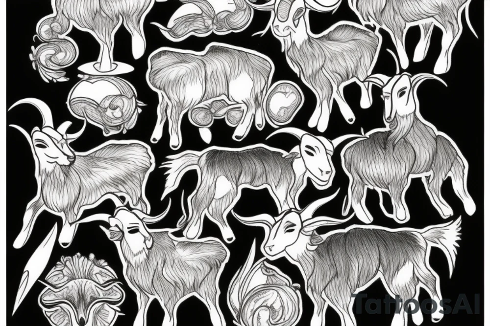 sabbatic goat tattoo idea