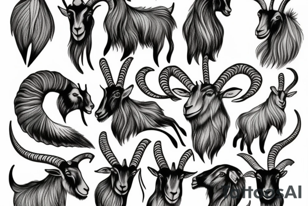 sabbatic goat tattoo idea