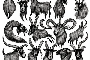 sabbatic goat tattoo idea