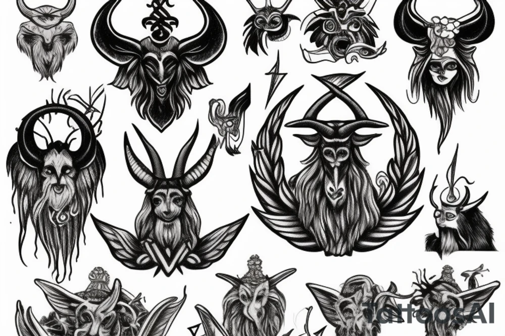 baphomet tattoo idea