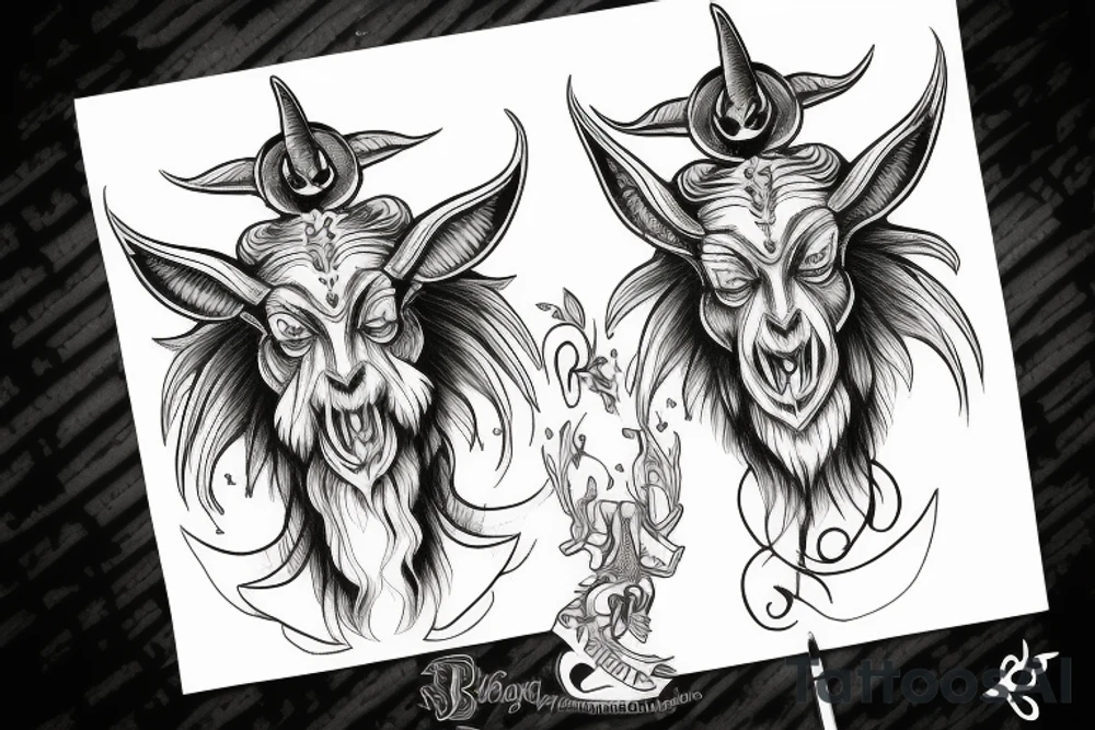 baphomet tattoo idea