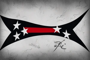 Puerto rican flag in the wind tattoo idea