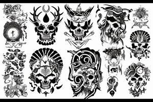 kaido  incorporated with hygeia symbol tattoo idea