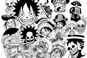 kaido one piece tattoo idea