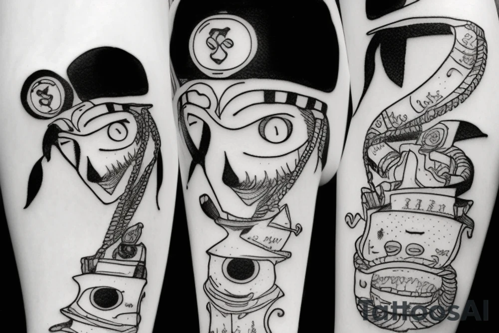 trafalgar law tattoo idea