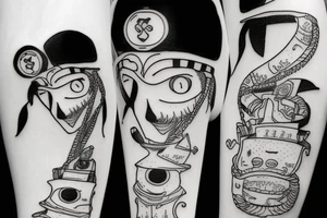 trafalgar law tattoo idea