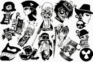 trafalgar law tattoo idea