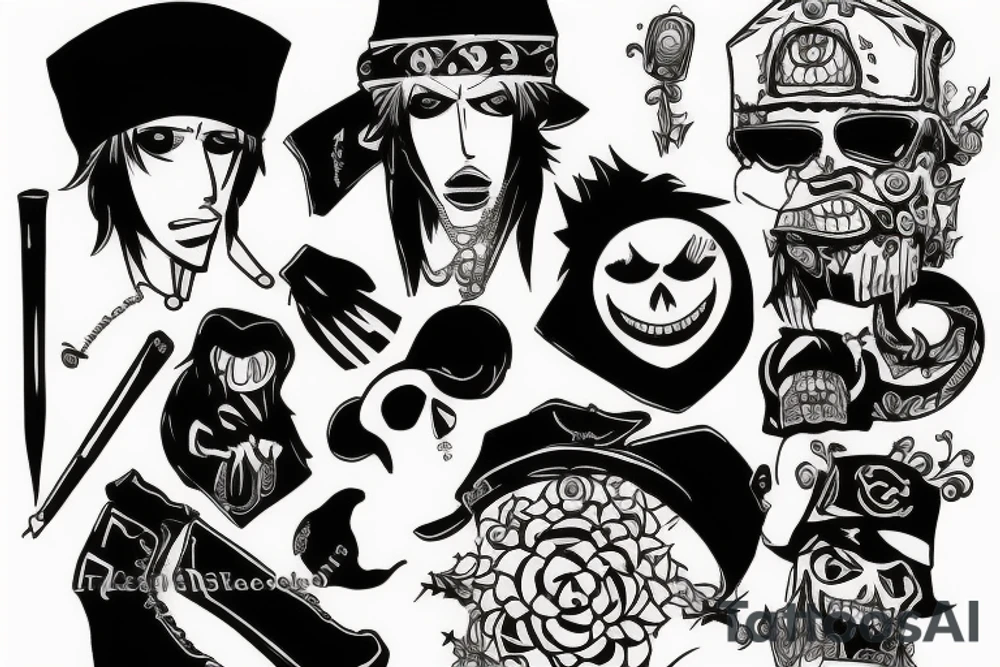 trafalgar law tattoo idea