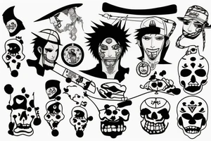 trafalgar law tattoo idea