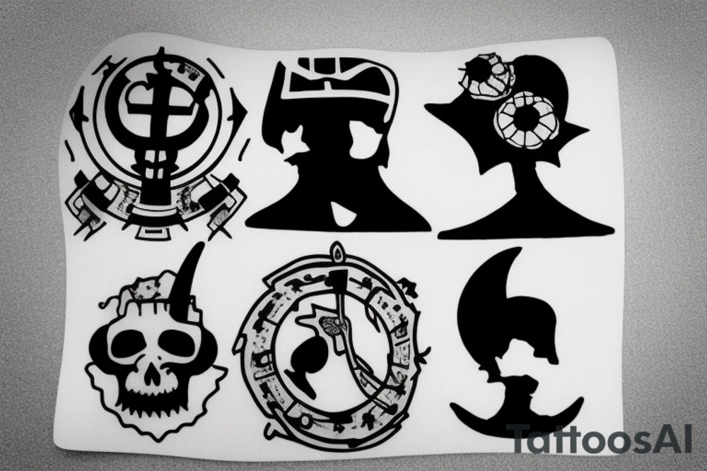 trafalgar law tattoo idea