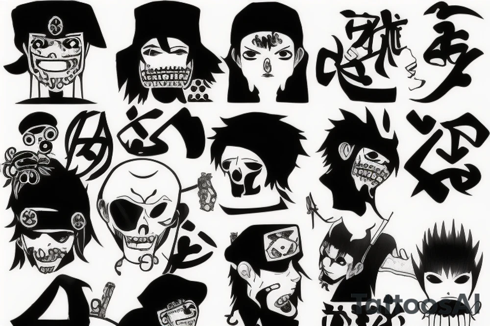 trafalgar law tattoo idea