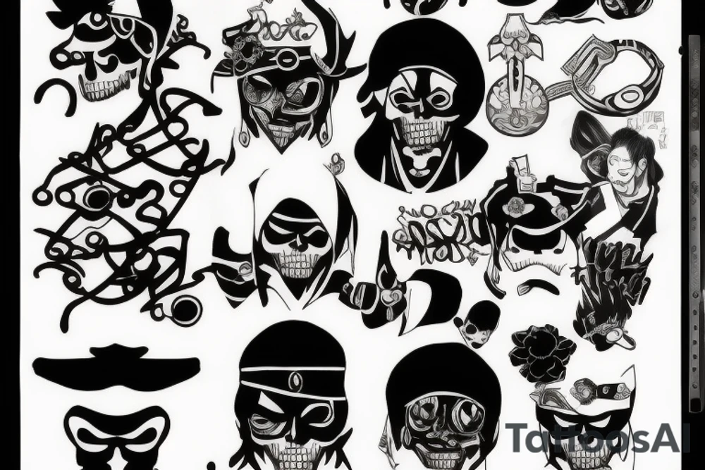 trafalgar law tattoo idea