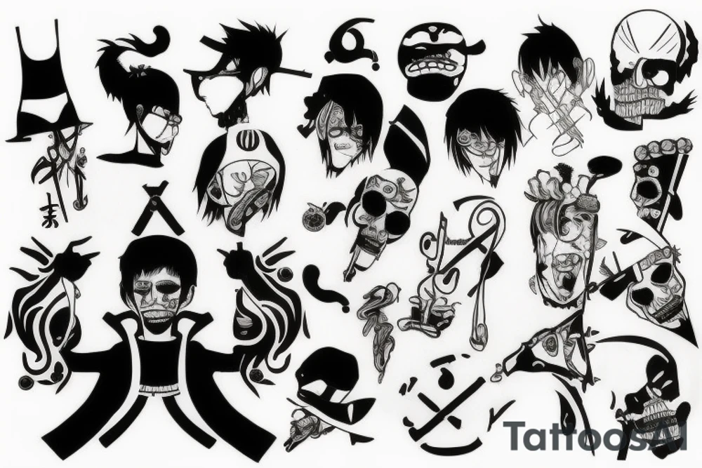 trafalgar law tattoo idea
