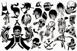 trafalgar law tattoo idea