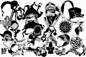 trafalgar law tattoo idea