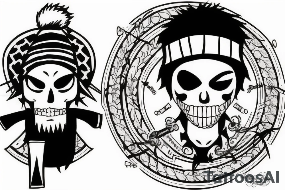 trafalgar law tattoo idea