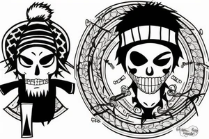 trafalgar law tattoo idea